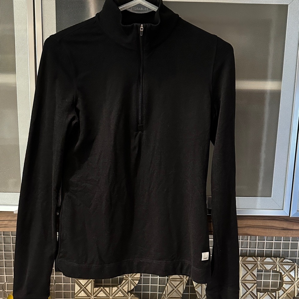 Vuori Halo Essential Half Zip, black, M